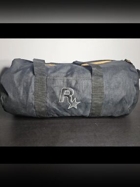 Rockstar GTA IV Special Edition Duffle Money Bag Black Star Logo